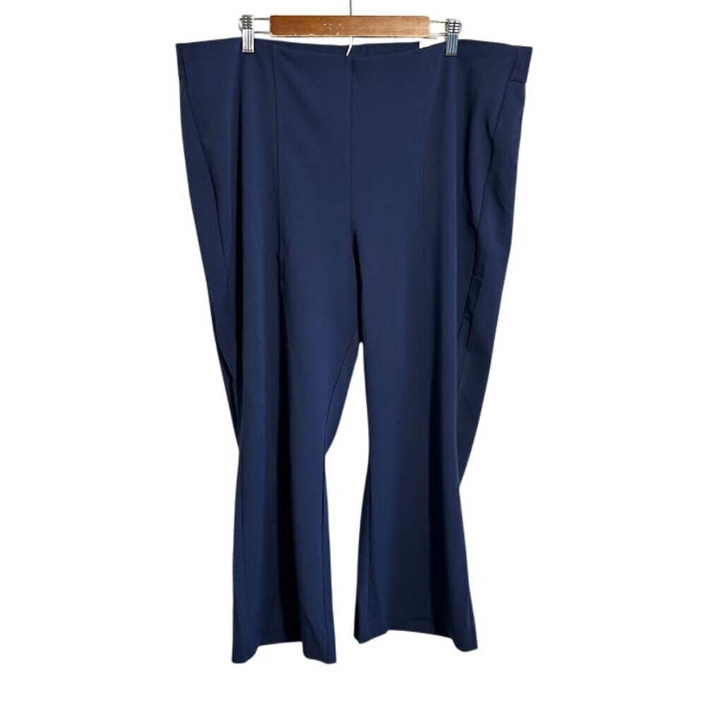 NWT Chico's So Slimming Juliet Kick Flare Crop Pants Navy Women’s Size 4 US 20
